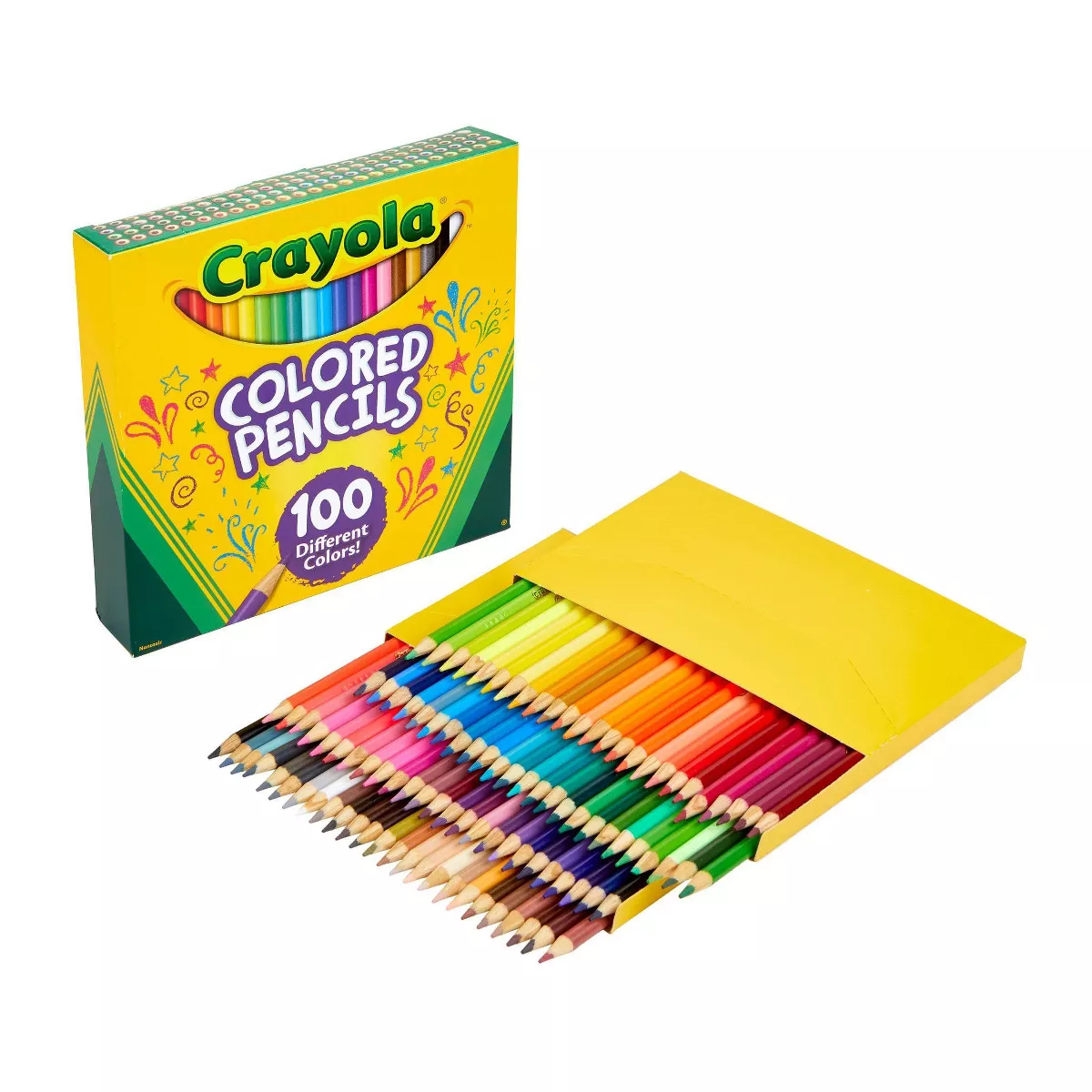 Crayola 100Ct Sharpened Colored Pencils - Image 2