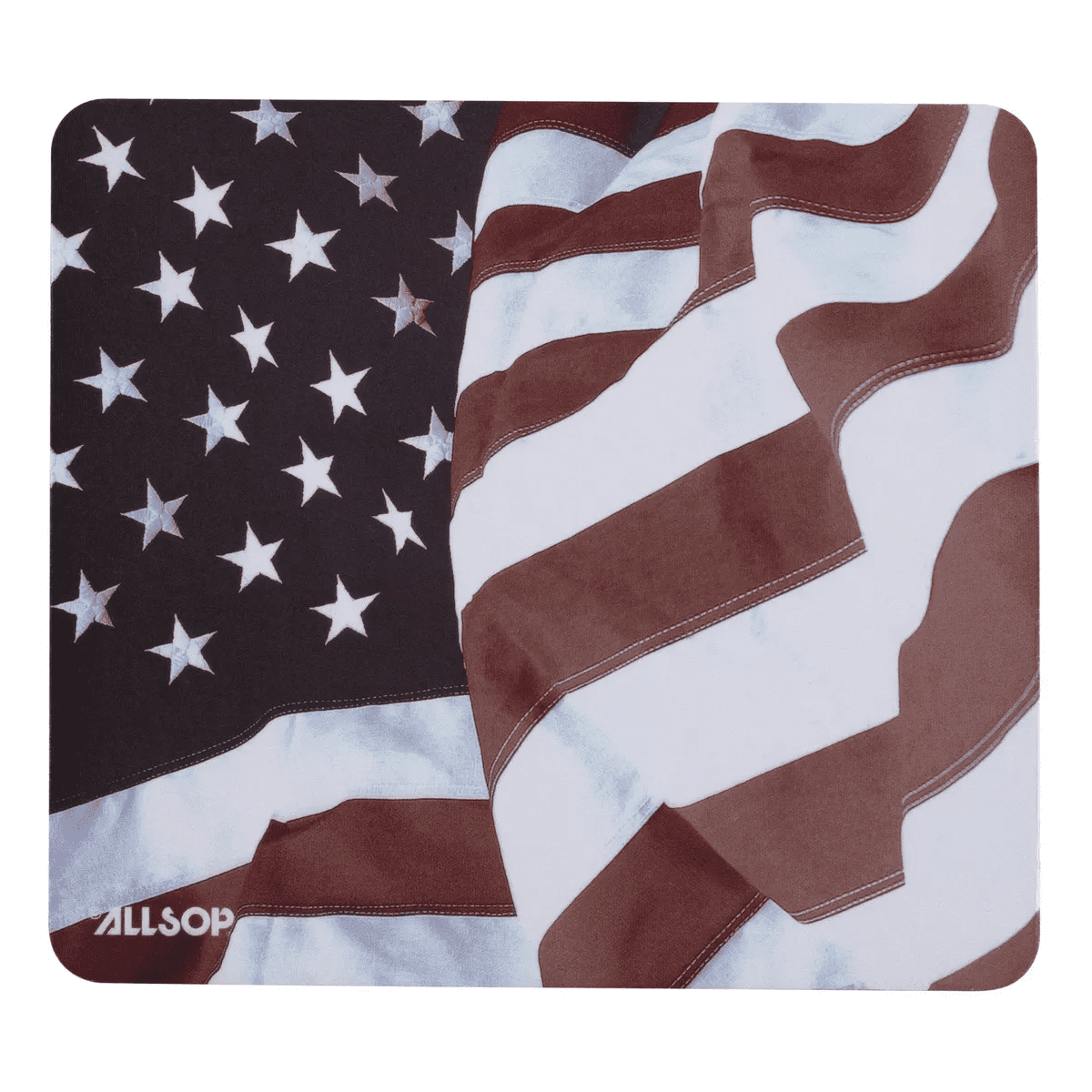 AllsopĀ® Old-Fashioned American Flag Mouse Pad in Red