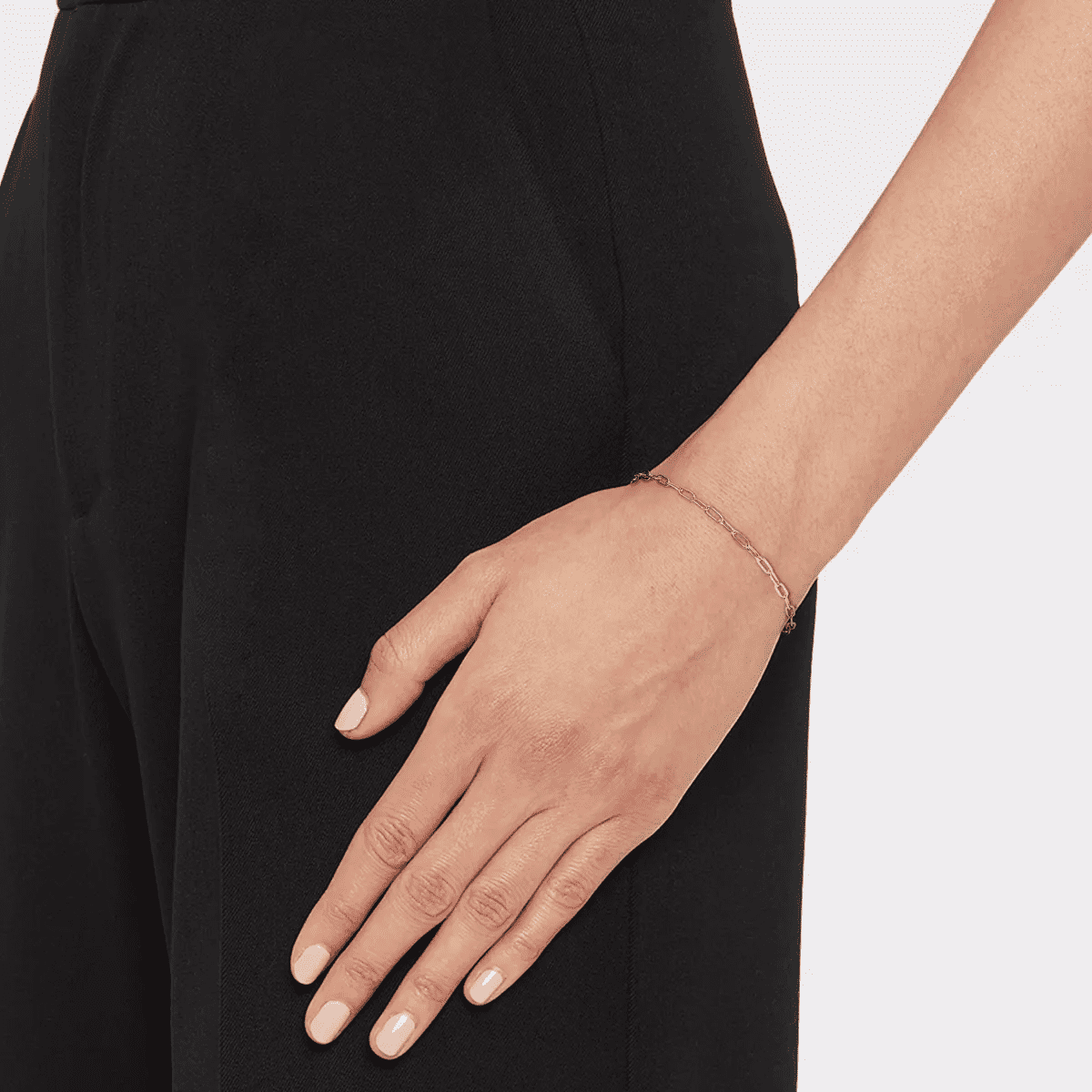 14K Gold Plated Paperlink Chain Bracelet - a New Day™: Nickel-Free Metal, Lobster Claw Clasp, 1.5 Inch Extender, 8.5 Inch Length - Image 3