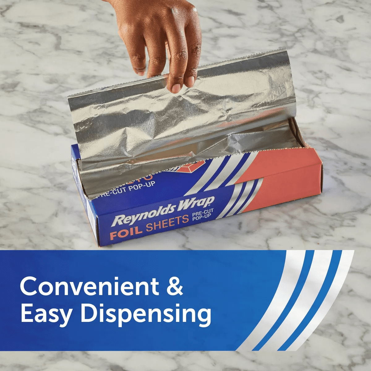 Reynolds Kitchens Pre-Cut Pop-Up Foil Sheets - 50Ct/49.83Sq Ft - Image 3