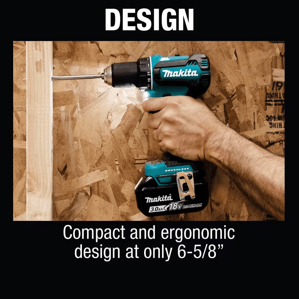 18V LXT Lithium-Ion Brushless Cordless 1/2 In. Driver-Drill Kit, 3.0Ah - Image 9