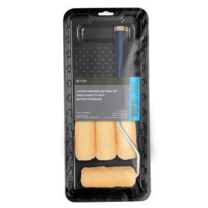 BETTER 6-Piece 4" Knit Paint Mini Roller Kit