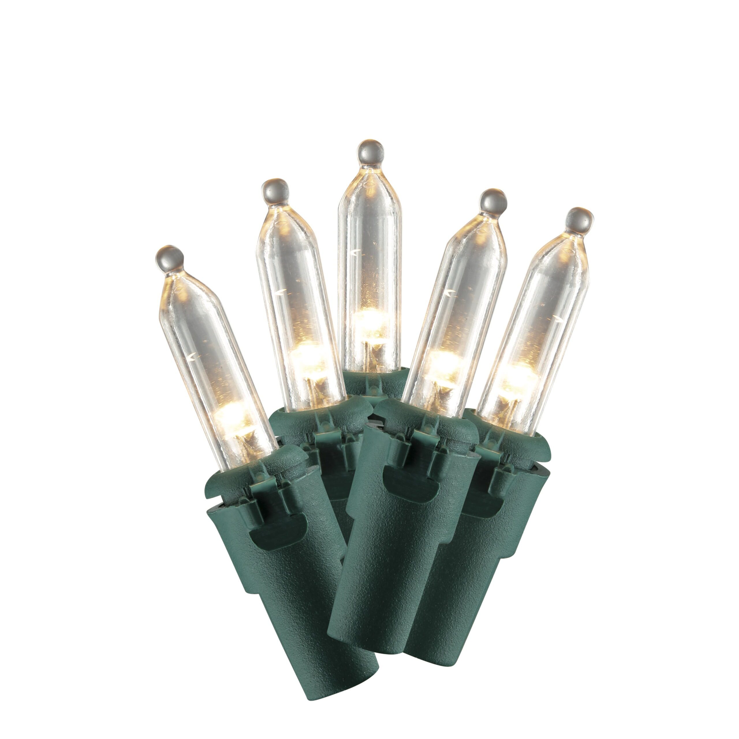 Indoor/Outdoor 300-Count LED Mini Christmas String Lights, Warm White, 62.3', by