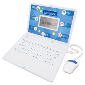 JC598I2 Spanish and English Bilingual Educational Toy Laptop - White