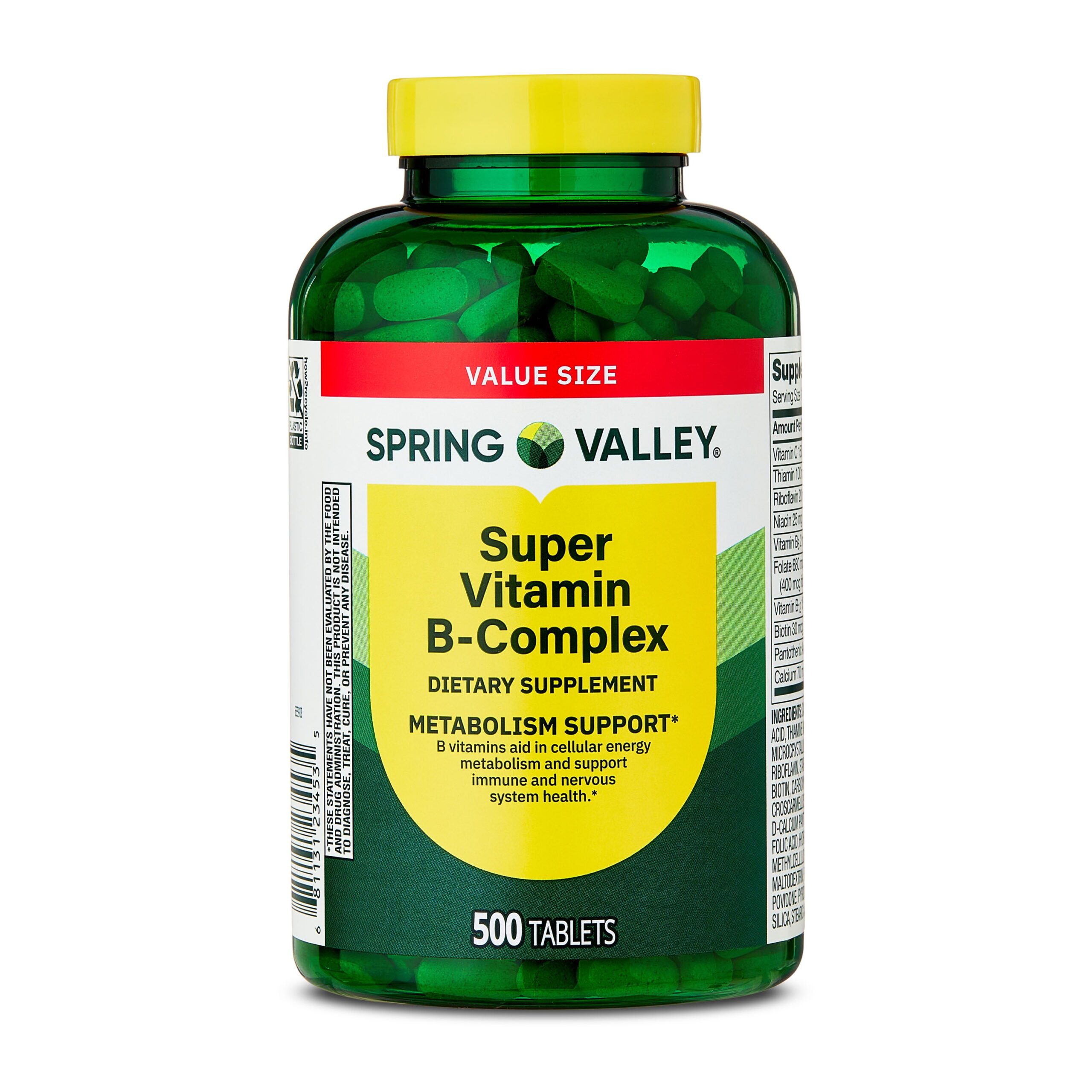 Super Vitamin B-Complex, 250 Count, Dietary Supplement Tablets for Metabolism Support - Image 13