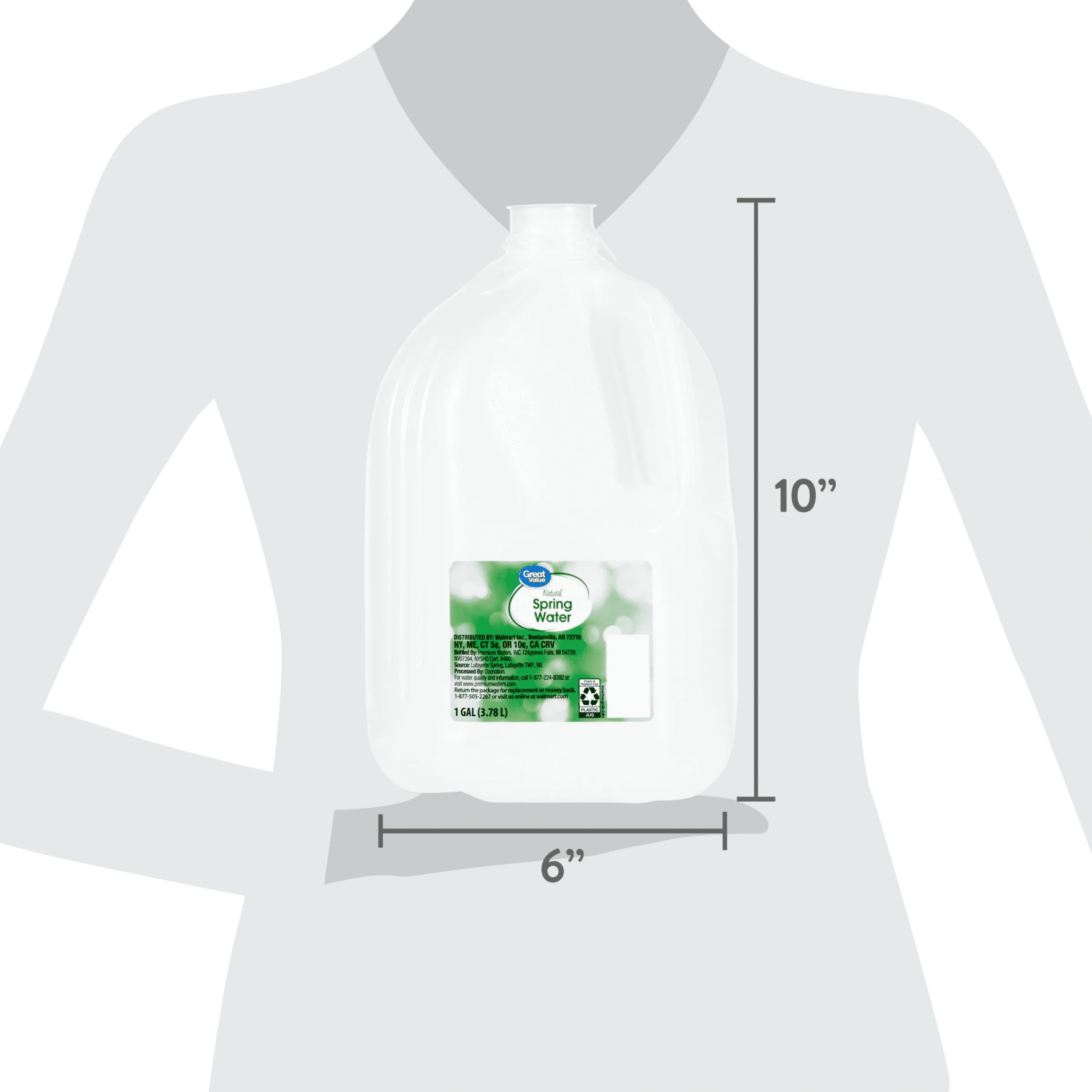 (6 Pack) Spring Water, 1 Gallon - Image 6