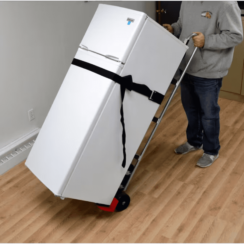 800-Lbs. Capacity 2 -Wheel Silver Aluminum Appliance Hand Truck - Image 7