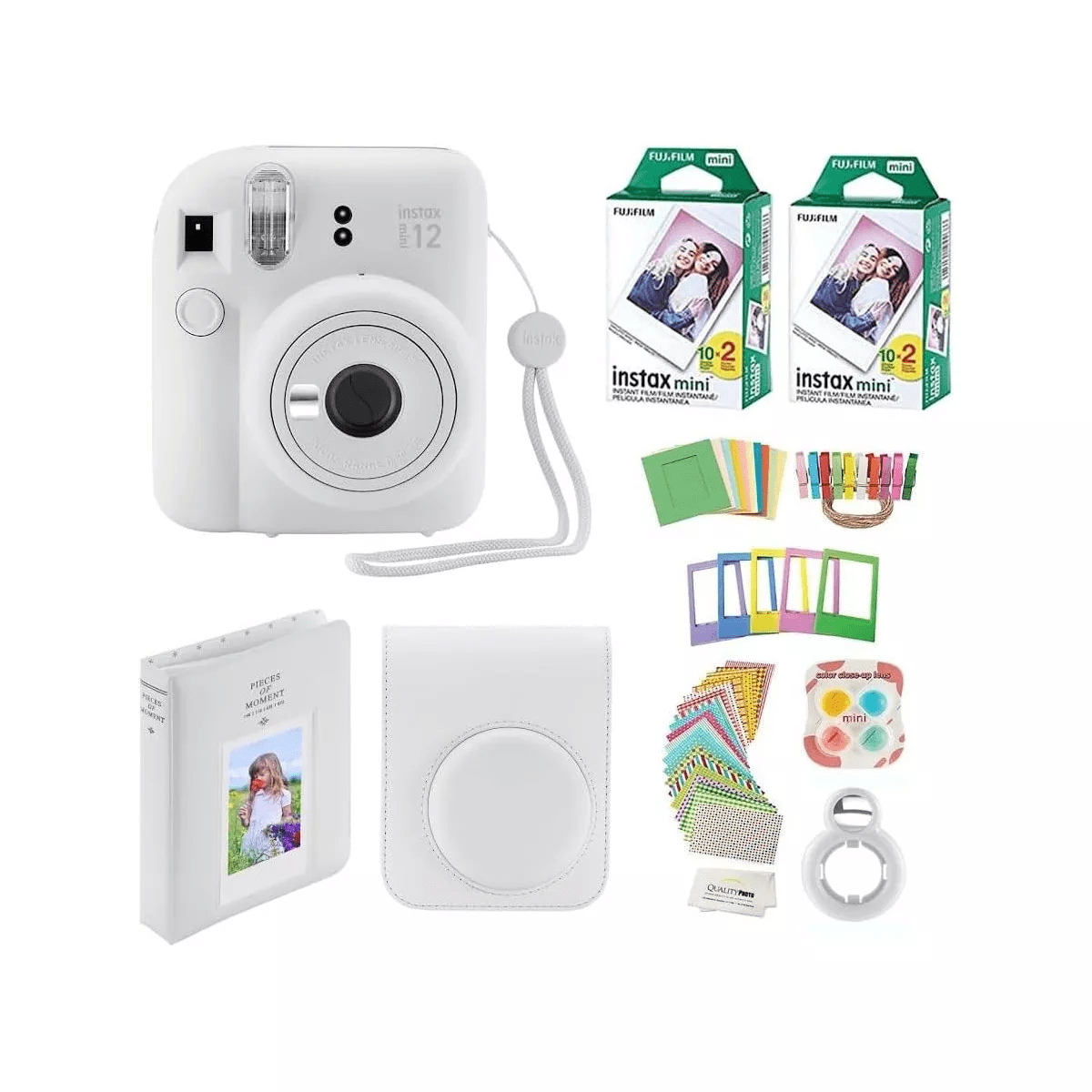 Fujifilm Instax Mini 12 Instant Camera with Case 40Fujifilm Prints Decoration Stickers Frames Photo Album and More Accessories - Image 8