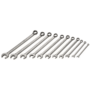 OVERDRIVE 11 -Piece Set 6-Point Metric Standard Combination Wrench Includes Hard Case