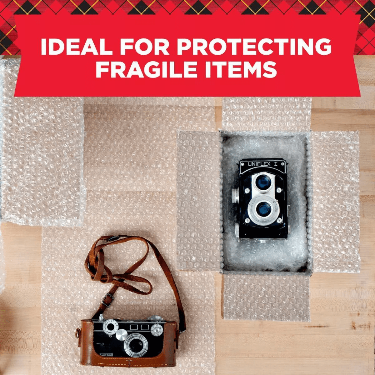 Scotch 20 Sq Ft 16" X 15' Cushion Wrap Perforated Clear - Image 3