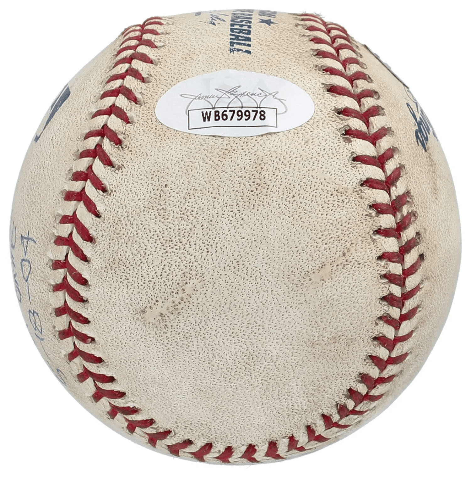 Historic Randy Johnson 2004 Perfect Game Signed Inscribed Game Used Baseball JSA - Image 4