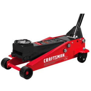 Black 3-Ton Steel Hydraulic Floor Jack