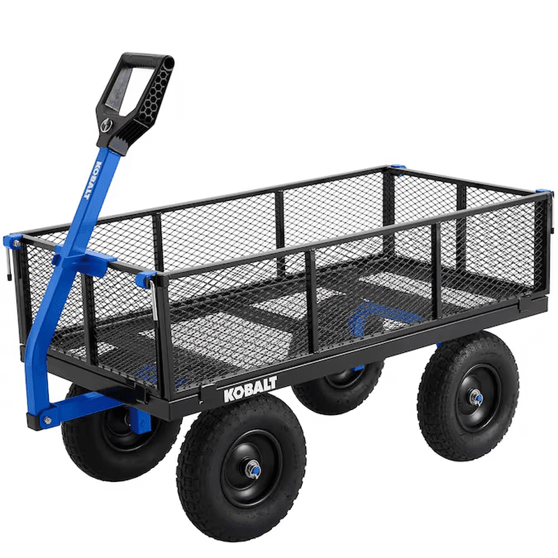 Heavy-Duty 6-Cu Ft Steel Yard Cart - Image 2