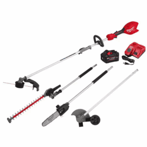 M18 FUEL 18V 16 In. Brushless Cordless QUIK-LOK String Trimmer 8.0 Ah FORGE Kit W/ Pole Saw, Hedge Trimmer, Edger