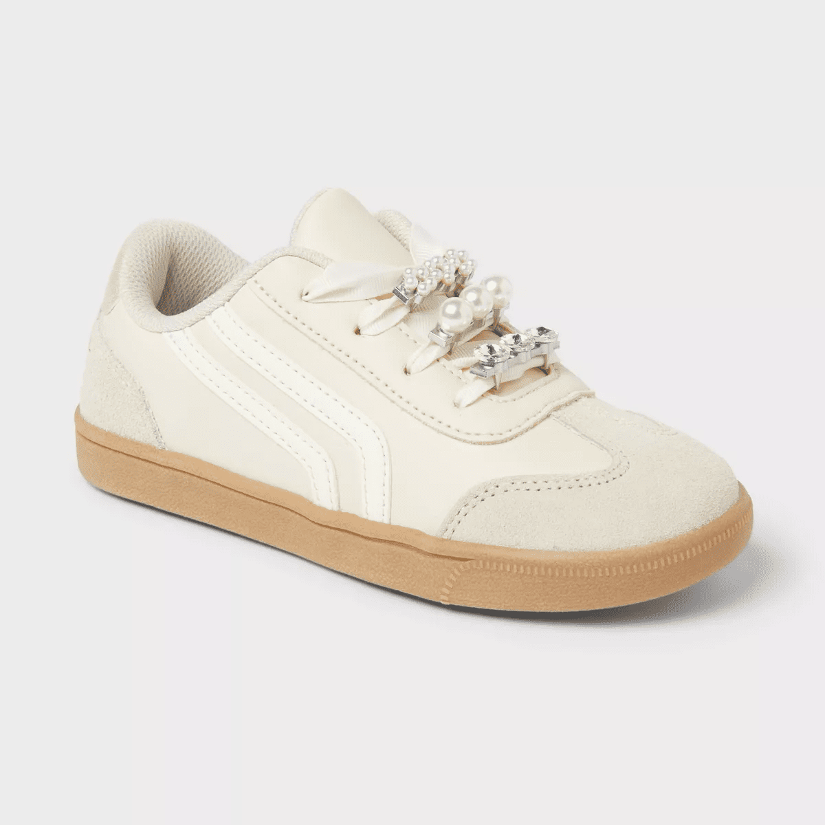 Kids' Boston Court Sneakers - Cat & Jack™ Beige