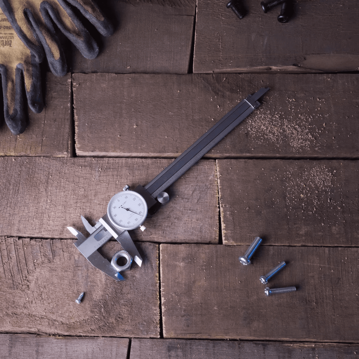 Fleming Supply Stainless Steel and Shockproof Dial Caliper with Plastic Carry Case - 0-6" Measurement Range - Image 2