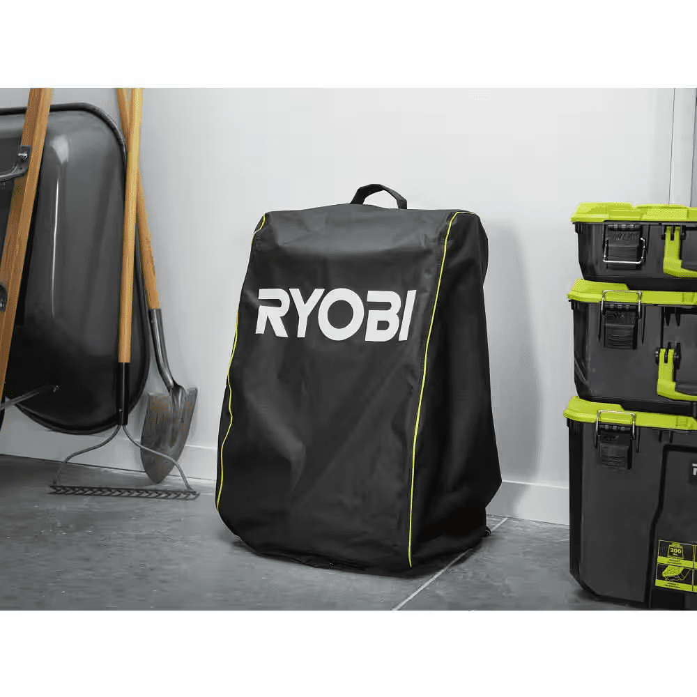 ONE+18V 13 In. Cordless Battery Walk behind Push Lawn Mower W/ Weatherproof UV Resistant Cover, 4.0 Ah Battery & Charger - Image 10