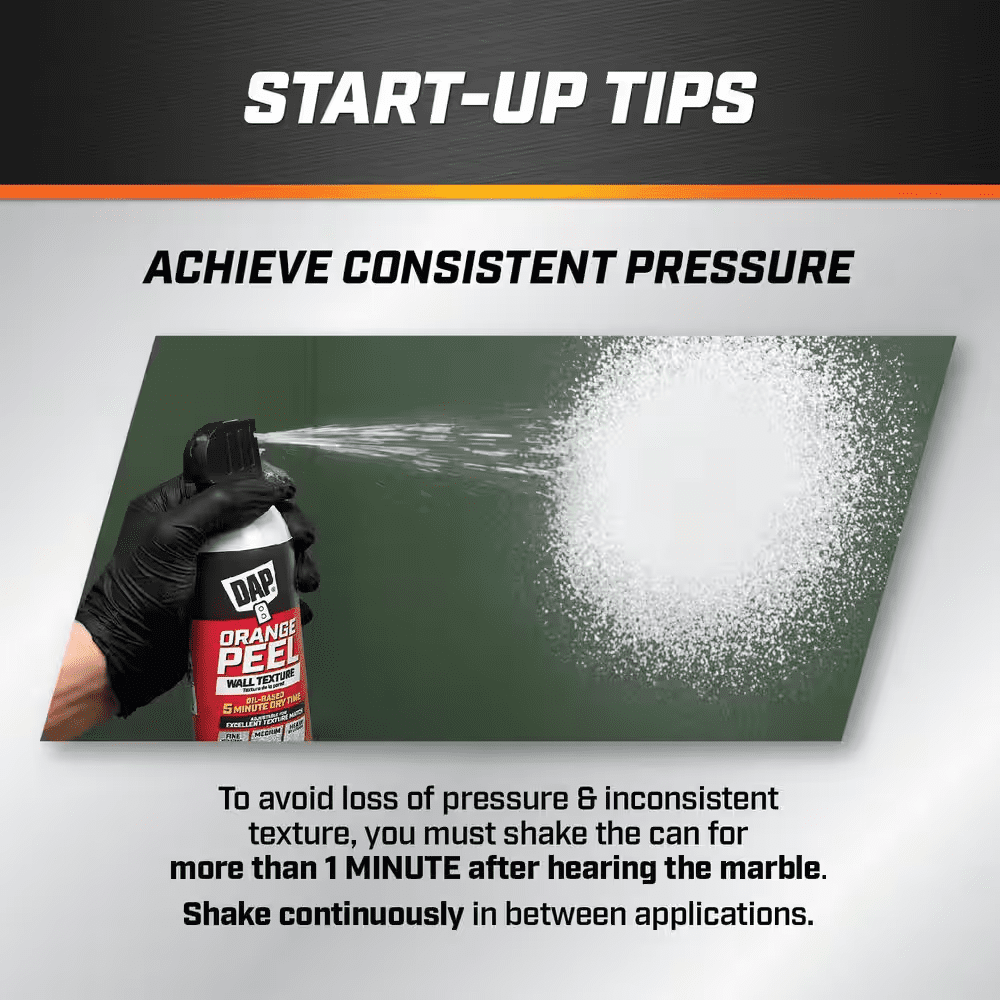 Spray Texture 20 Oz. Orange Peel Oil Based Wall Texture Quick Repair (6-Pack) - Image 5