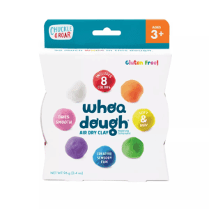 Chuckle & Roar Whoa Dough - Air Dry Clay: Creative Thinking, Fine Motor Skills, Modeling Dough, 8 Pieces