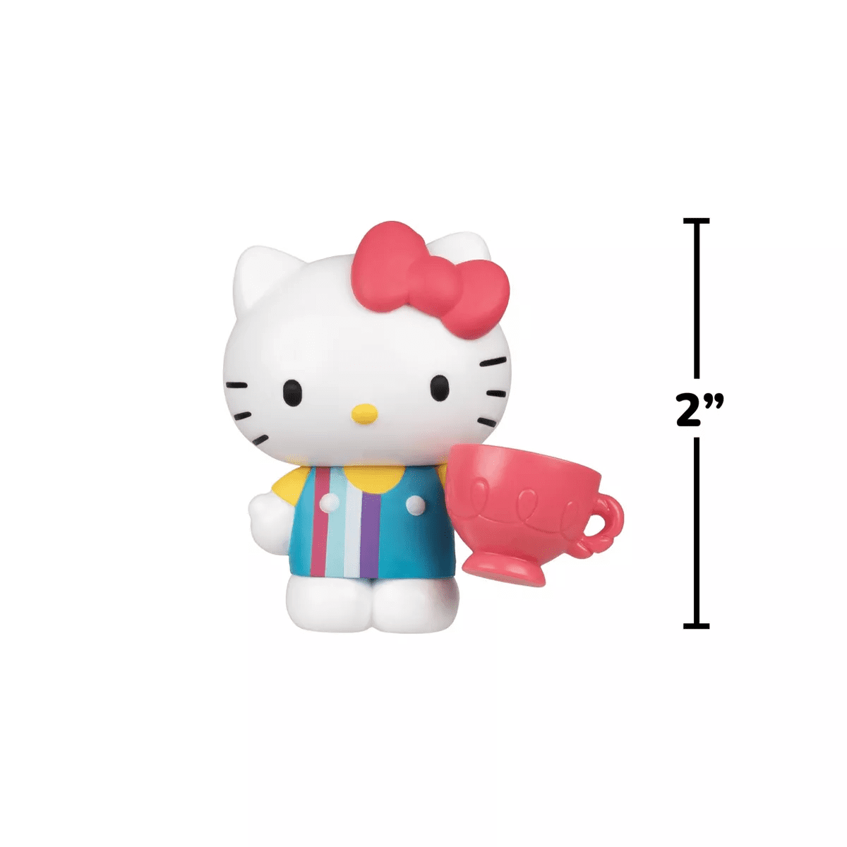 Hello Kitty 6" Retro Rainbow Mini Figure: 6 Plastic Figures Set for Collection - Image 3