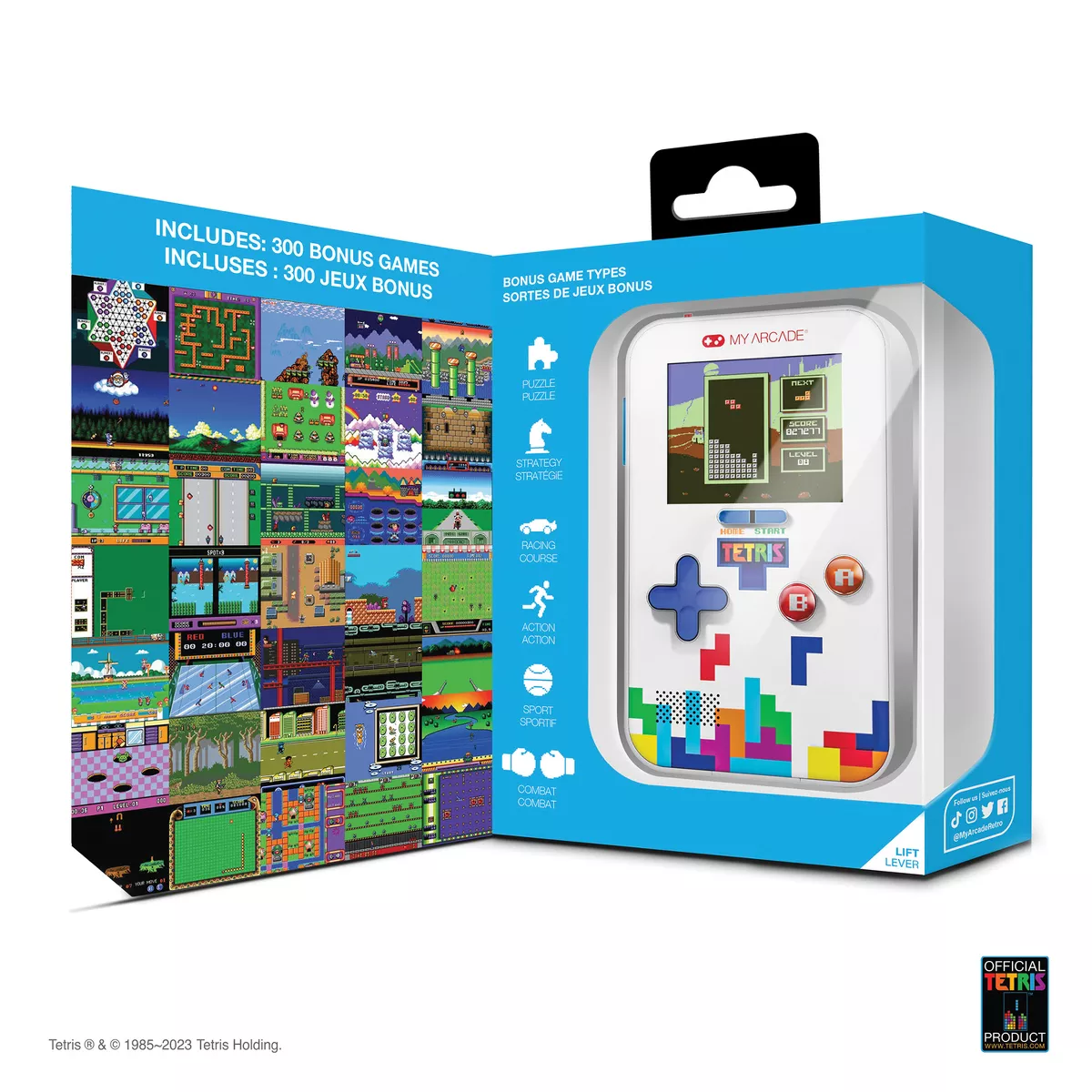 My Arcade® Go Gamer Portable Game System, Tetris® in Blue - Image 10