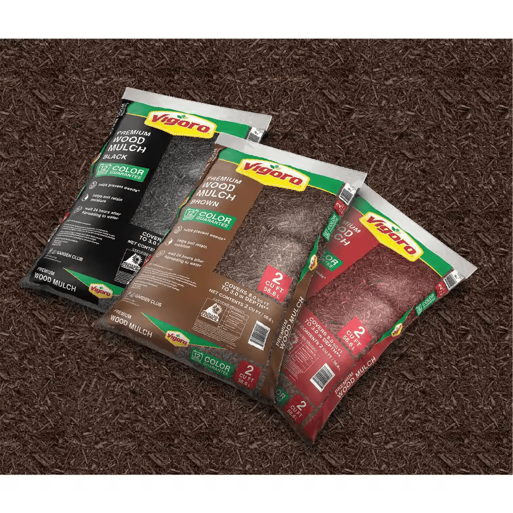 2 Cu. Ft. Premium Brown Wood Shredded Bagged Mulch - Image 2