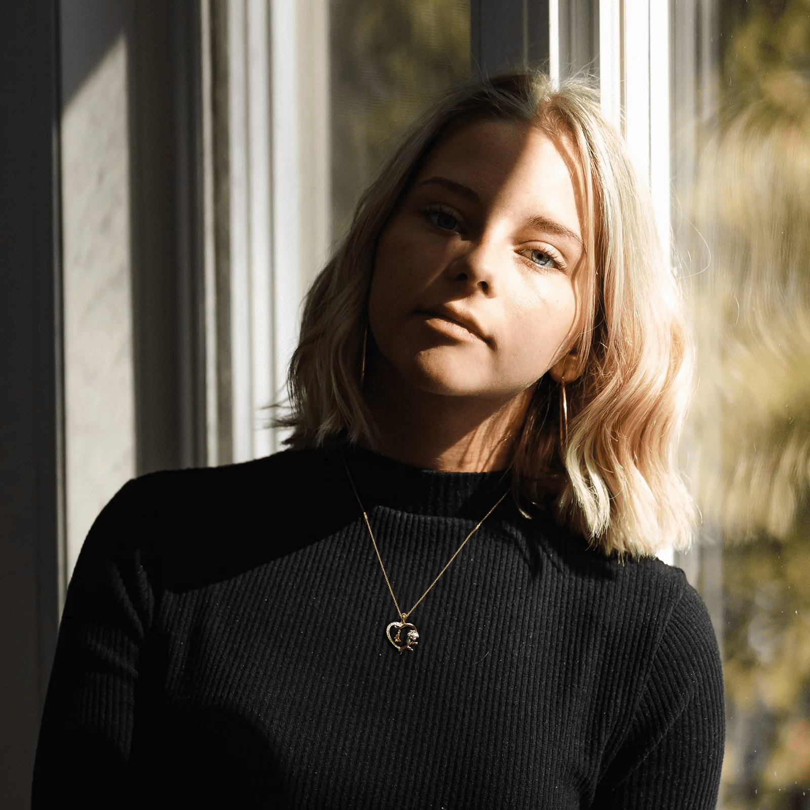 Heart Necklace for Women 14K Gold Plated CZ Romantic Rose and Butterfly Jewelry Gift for Women Birthday Valentine'S Day - Image 4