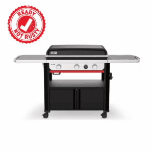 Slate Griddle 3-Burner Liquid Propane Gas 30 In. Flat Top Grill in Black with Thermometer