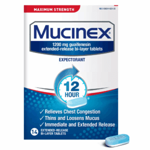 Mucinex Max Strength 12Hour Chest Congestion Medicine - Tablets