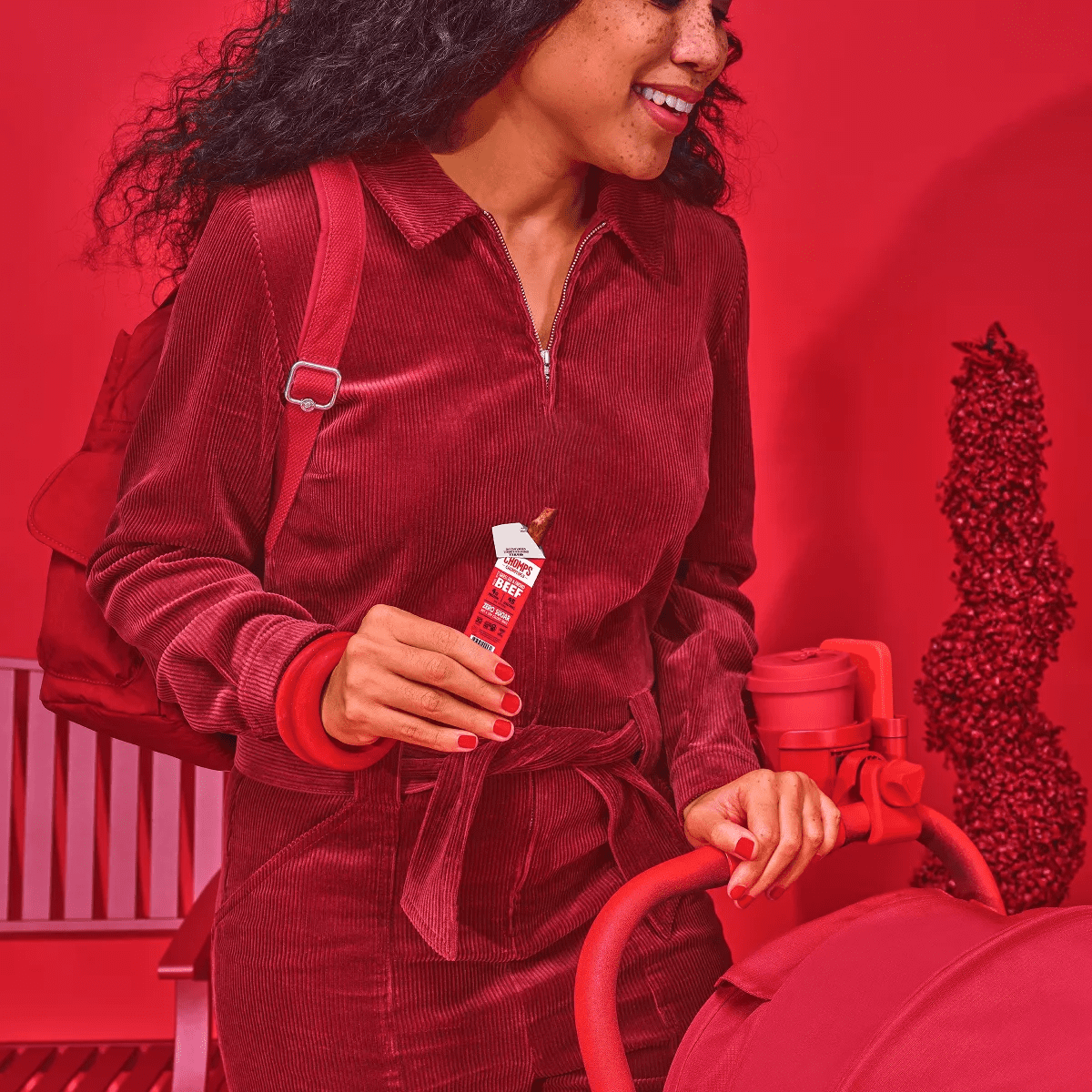 Chomps Chomplings Original Beef Mini Sticks - 7Oz/14Ct - Image 5