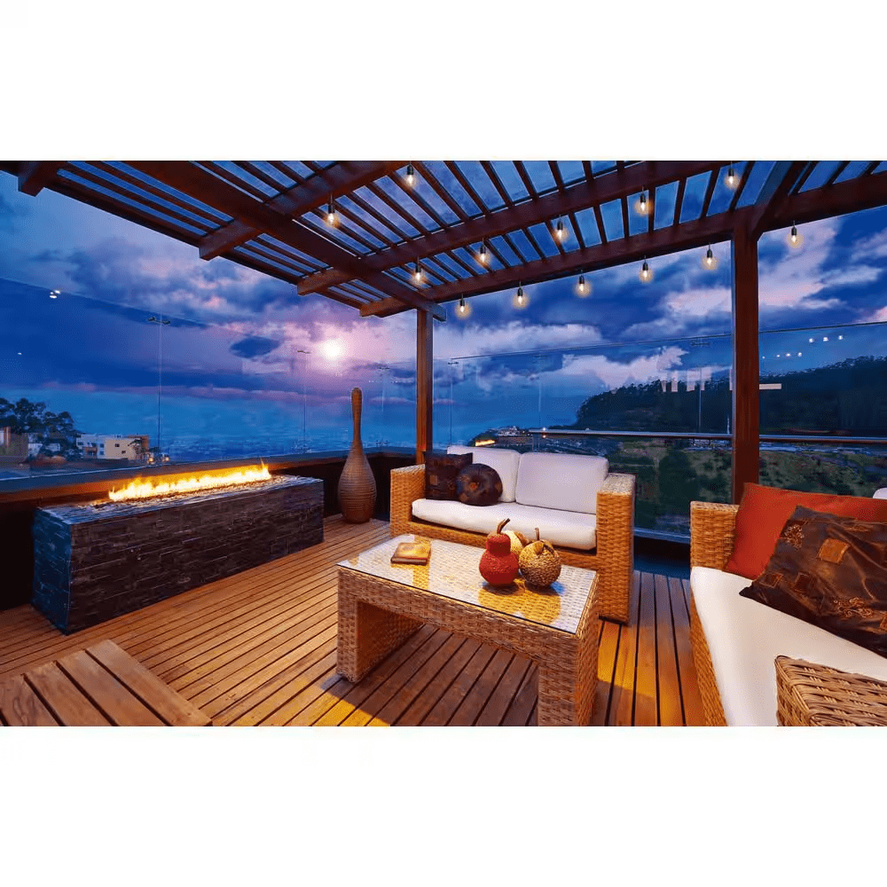 24-Light 48 Ft. Plug-In Indoor/Outdoor Edison Patio String Light with S14 Single Filament LED Bulbs - Image 4