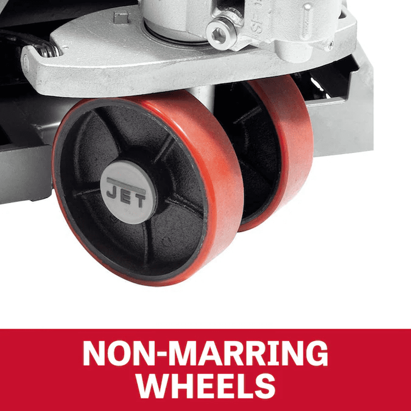 5500-Lb Capacity 4 -Wheel Gray Steel Heavy Duty Platform Truck - Image 4