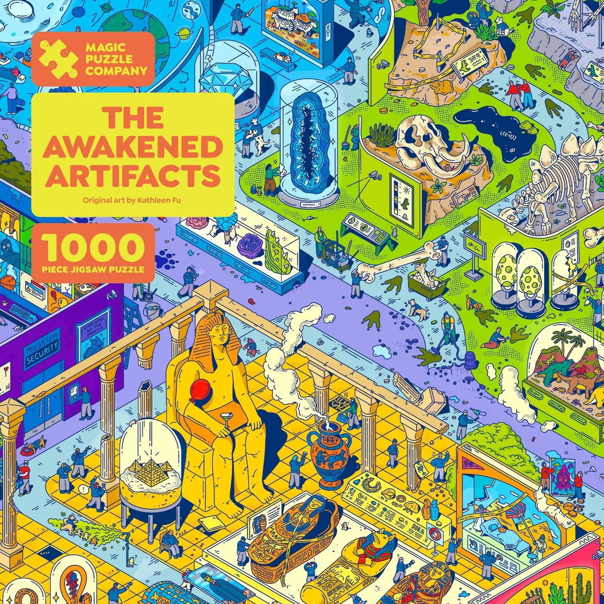 Magic Puzzle Company the Awakened Artifacts Jigsaw Puzzle - 1000Pc: Develops Memory & Fine Motor Skills, Collage Theme - Image 6