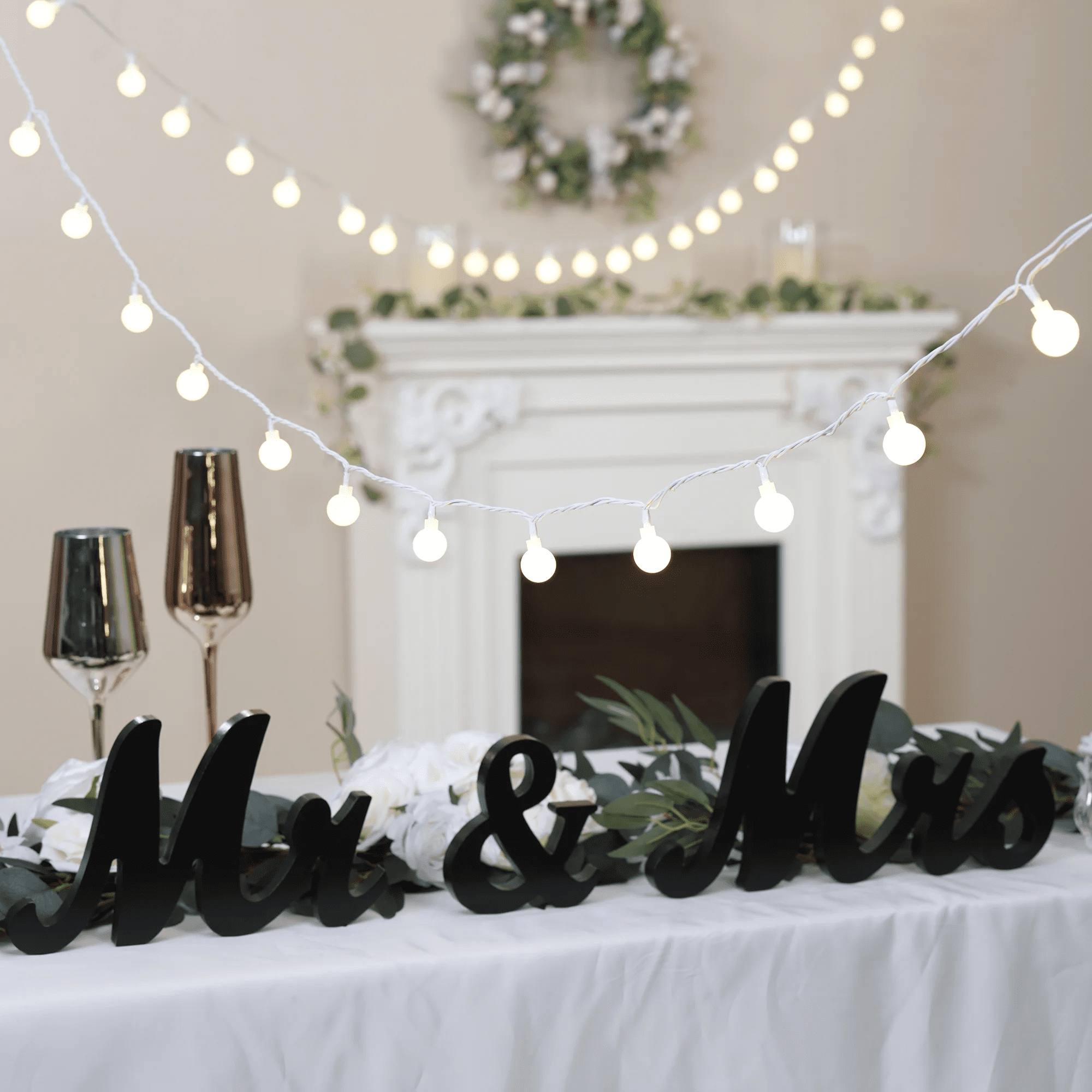 Indoor 50-Count LED Globe Lights, with Frosted White G20 Globes, Ac-Adaptor, 4.5 Volts - Image 6