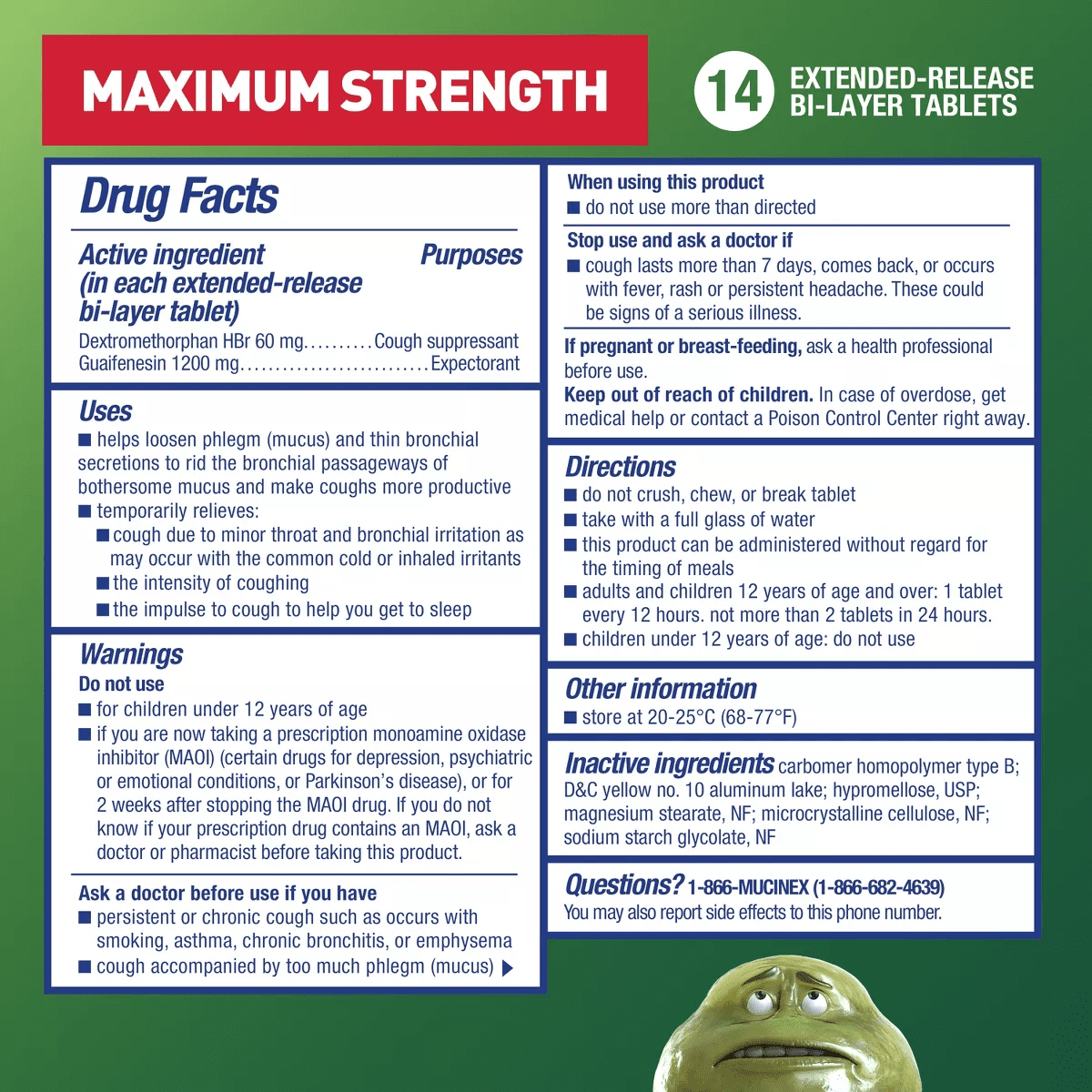 Mucinex DM Max Strength 12 Hour Cough Medicine - Tablets - Image 3