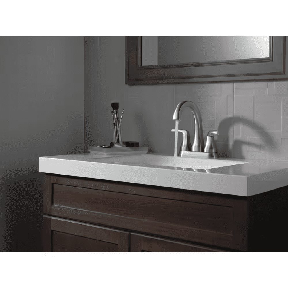 Portwood 4 In. Centerset 2-Handle Bathroom Faucet in Spotshield Brushed Nickel - Image 2