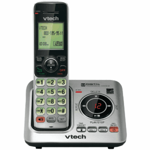Vtech® DECT 6.0 Expandable Cordless Phone System for Landline, Digital Answering System and Caller Id/Call Waiting