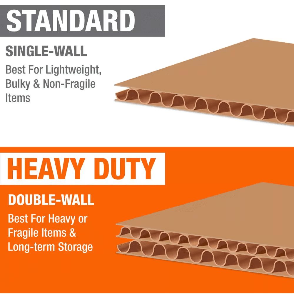 16 In. L X 10 In. W X 12 In. D Heavy-Duty Small Moving Box Shipping and Packing with Handles (10-Pack) - Image 12