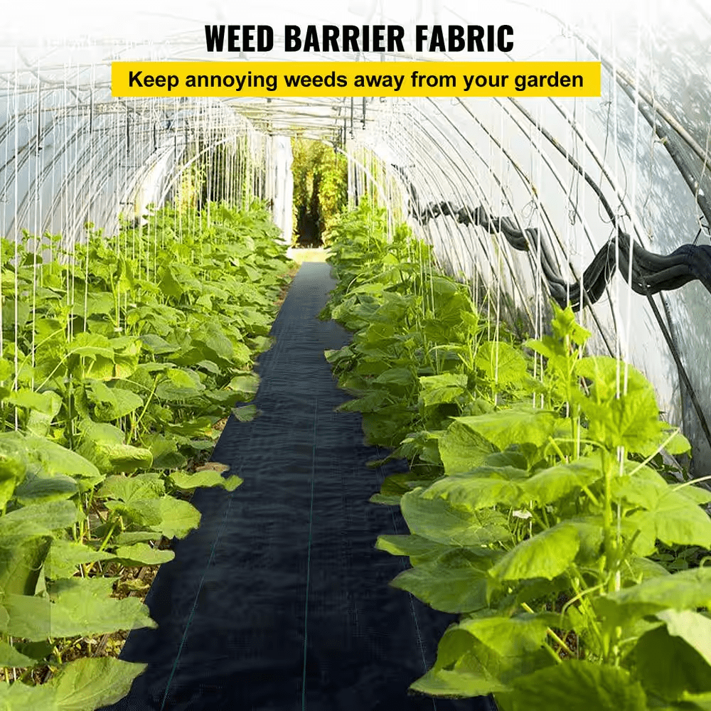 6 Ft. X 300 Ft. Premium Weed Barrier Fabric Heavy-Duty, Weed Barrier Landscape Fabric - Image 2