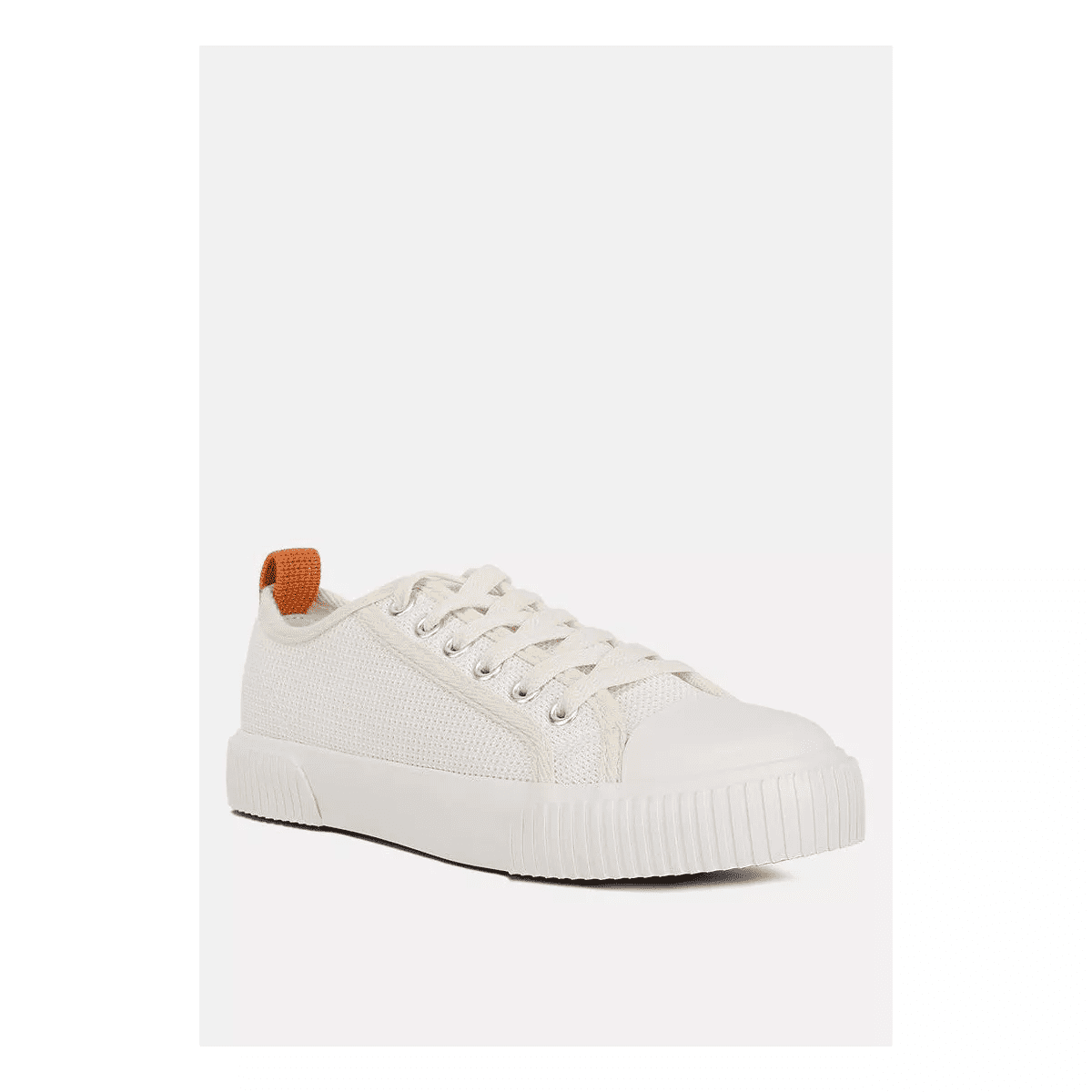 Chunky Sole Knitted Textile Sneakers - Image 2