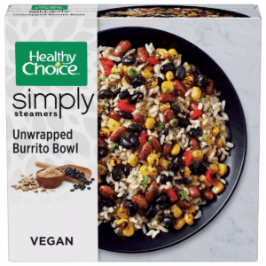 Healthy Choice Simply Steamers Gluten Free Vegan Frozen Unwrapped Burrito Bowl - 9.25Oz