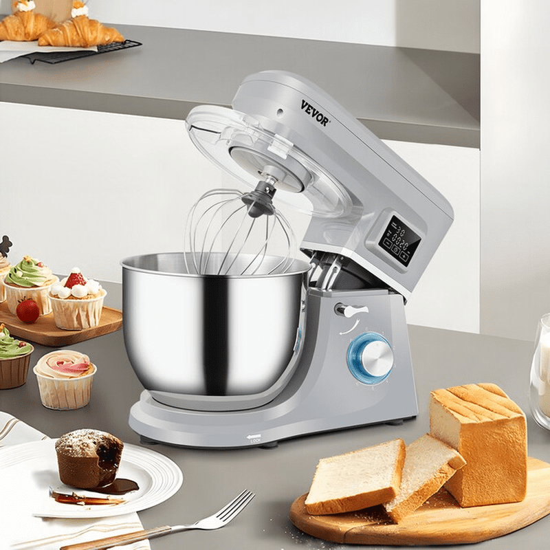 6 Speeds 660 W 7.4 Qt Stand Mixer SUS + ABS Plastic 7.4-Quart Commercial/Residential Bowl-Lift Stand Mixer - Image 2