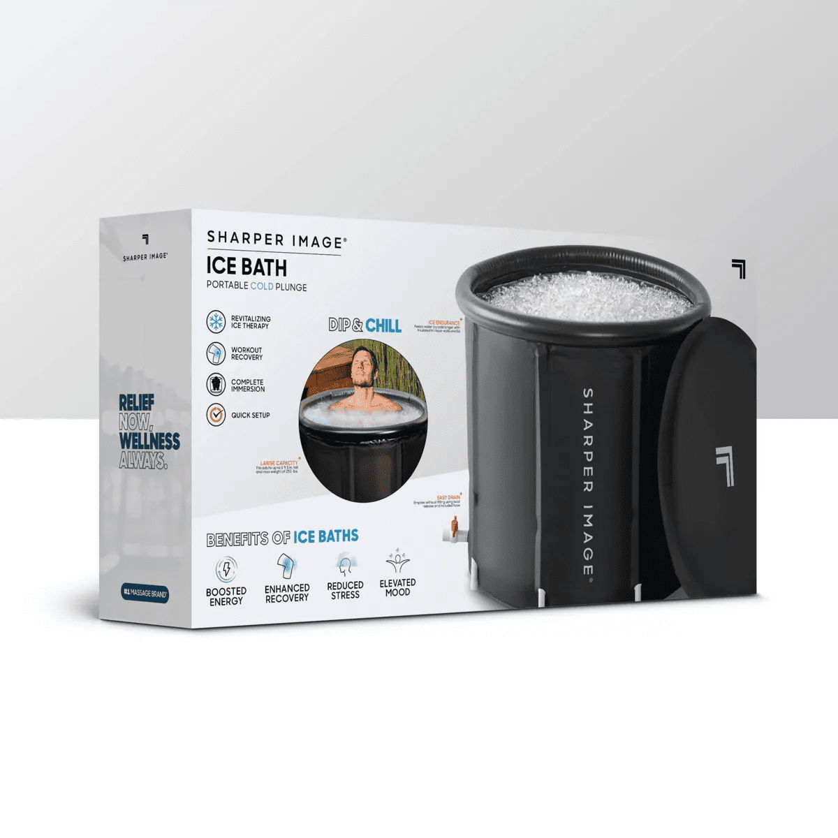 Sharper Image 5.31" Portable Ice Bath - Image 6