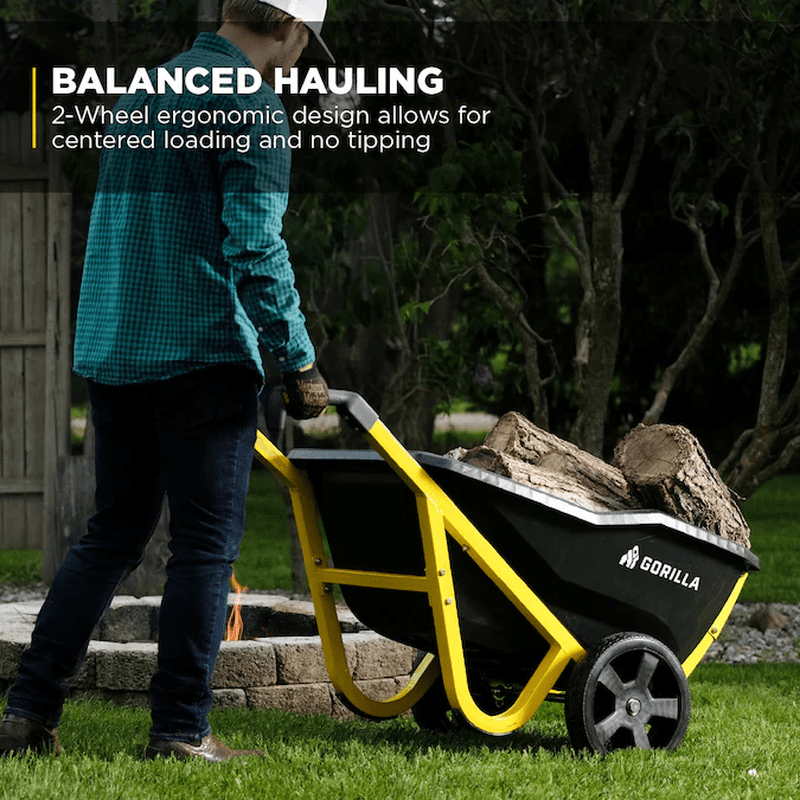 Evolution Yard Cart 7-Cu Ft Poly Yard Cart - Image 5