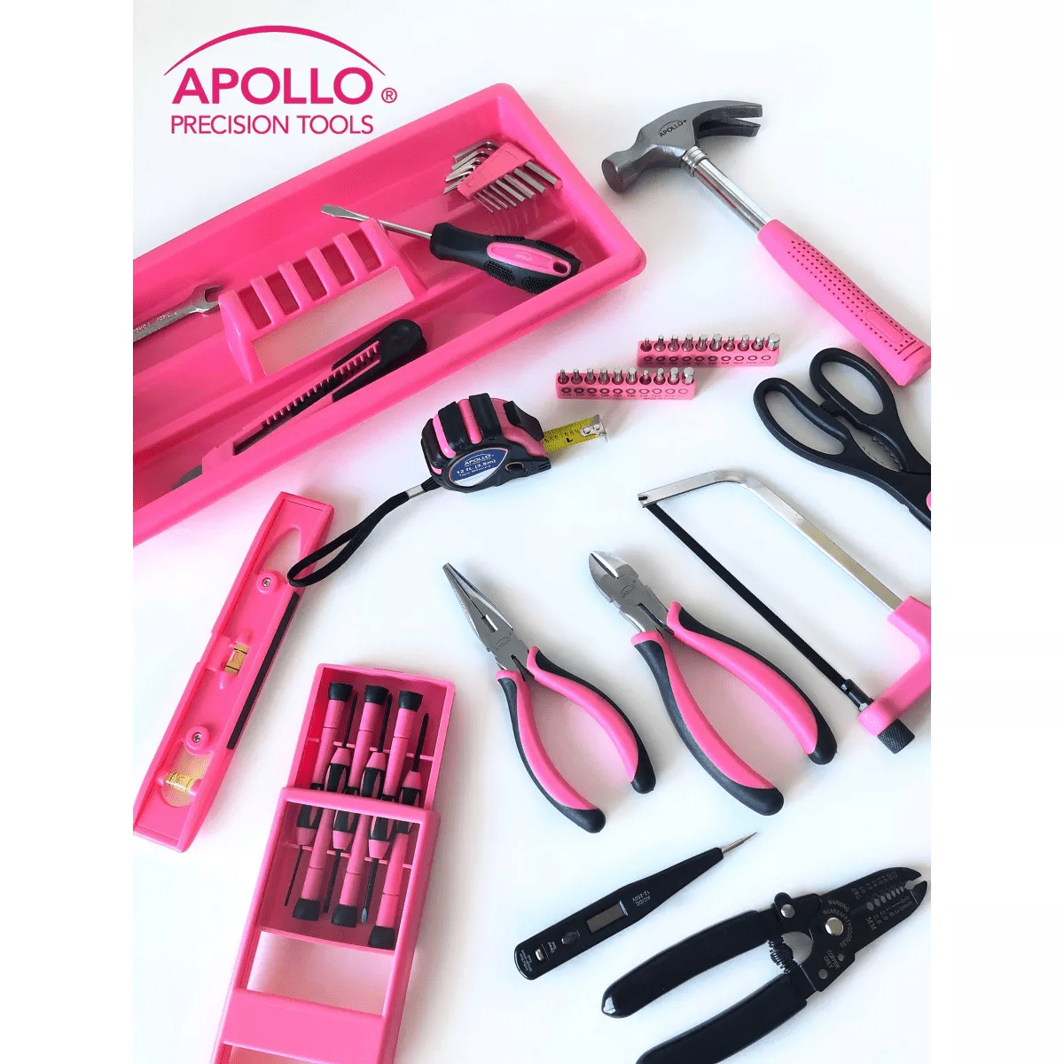 Apollo Tools 170Pc Household Tool Kit with Tool Box - Image 4