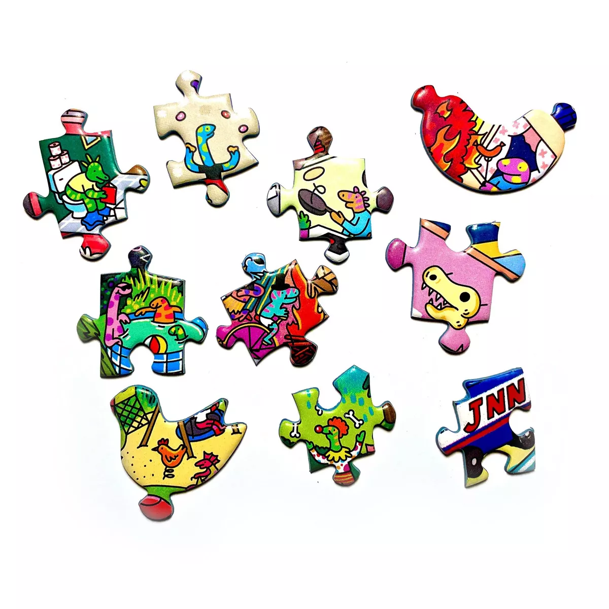 Magic Puzzle Company Big Rock City Jigsaw Puzzle - 1000Pc: Collage, Educational Focus on Memory & Fine Motor Skills - Image 3