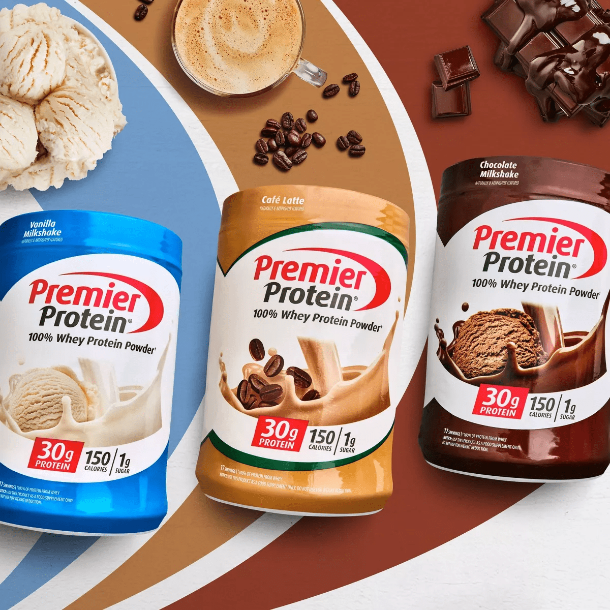 Premier Protein 100% Whey Protein Powder - Vanilla Milkshake - 17 Serve - Image 6