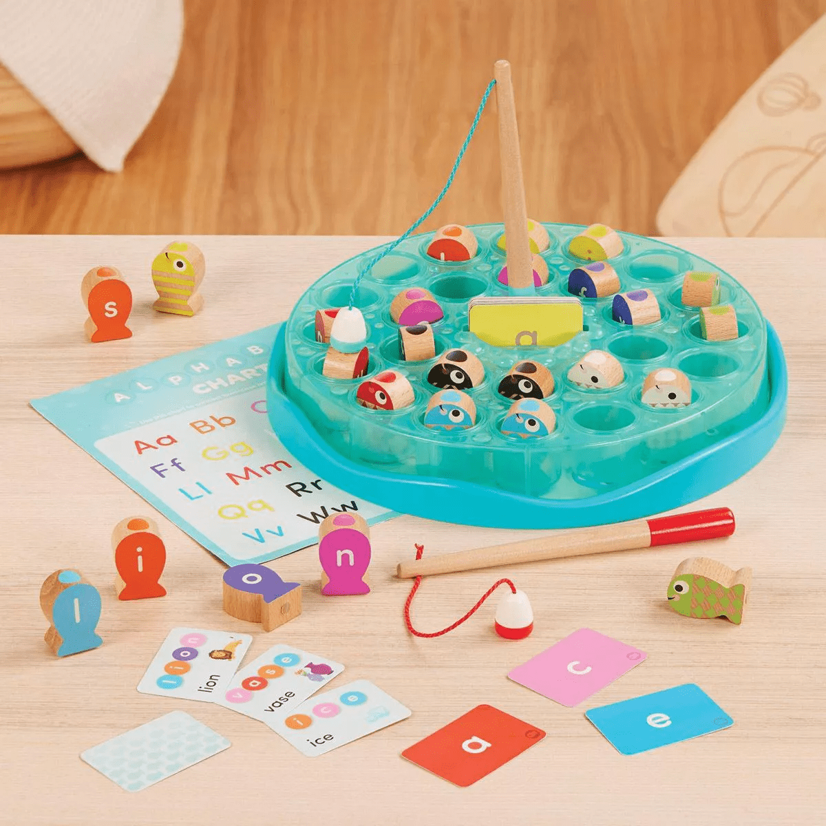 Battat Magnetic Alphabet Fishing Game - Image 3
