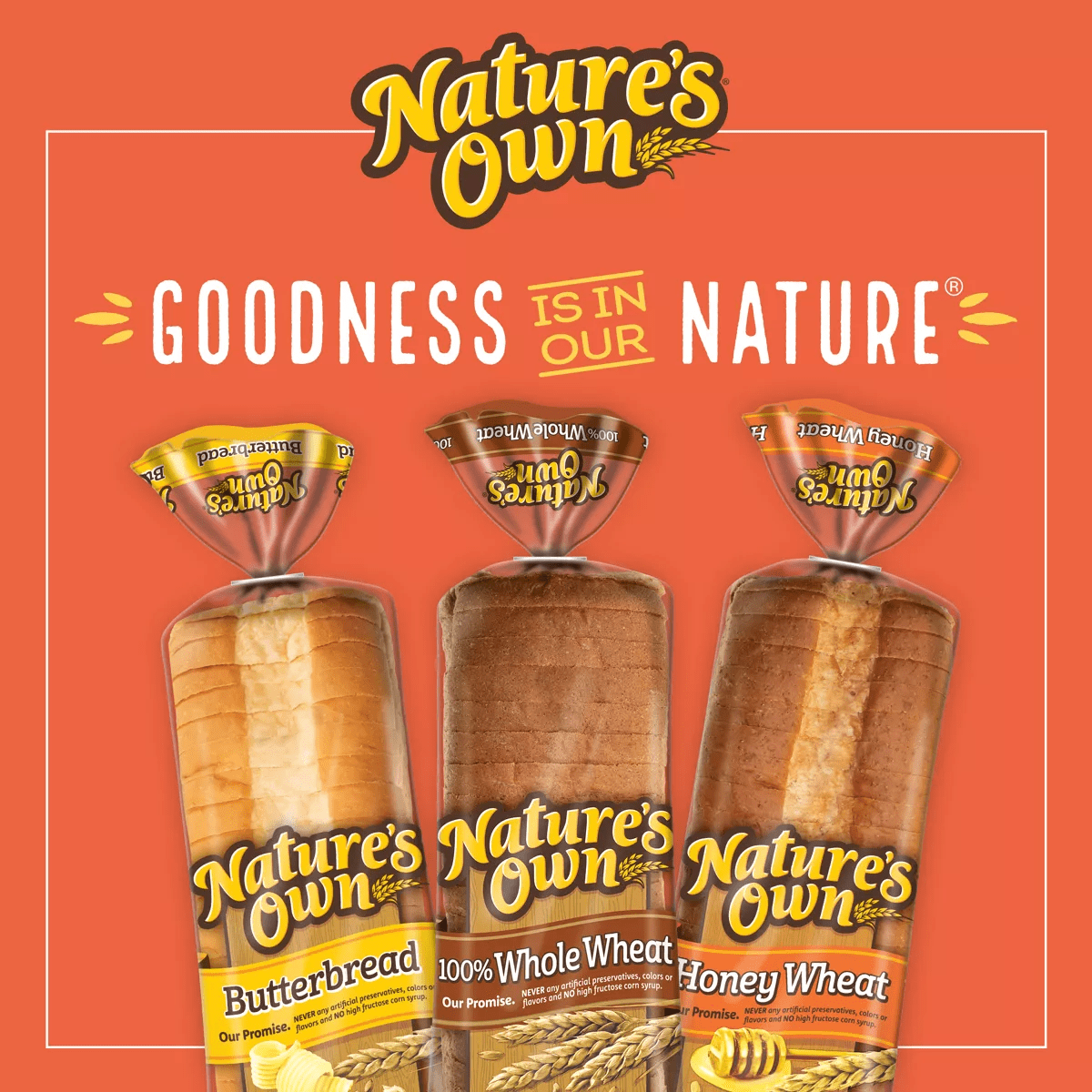 Nature'S Own 100% Whole Wheat Bread - 20Oz - Image 8