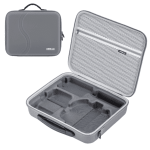 Carrying Case for DJI Neo 2 Portable PU Storage Protective Bag for DJI Neo 2 Fly More Combo Accessories, Compatible with RC-N3 Remote Controller, Neo Intelligent Flight Battery, Charging Hub
